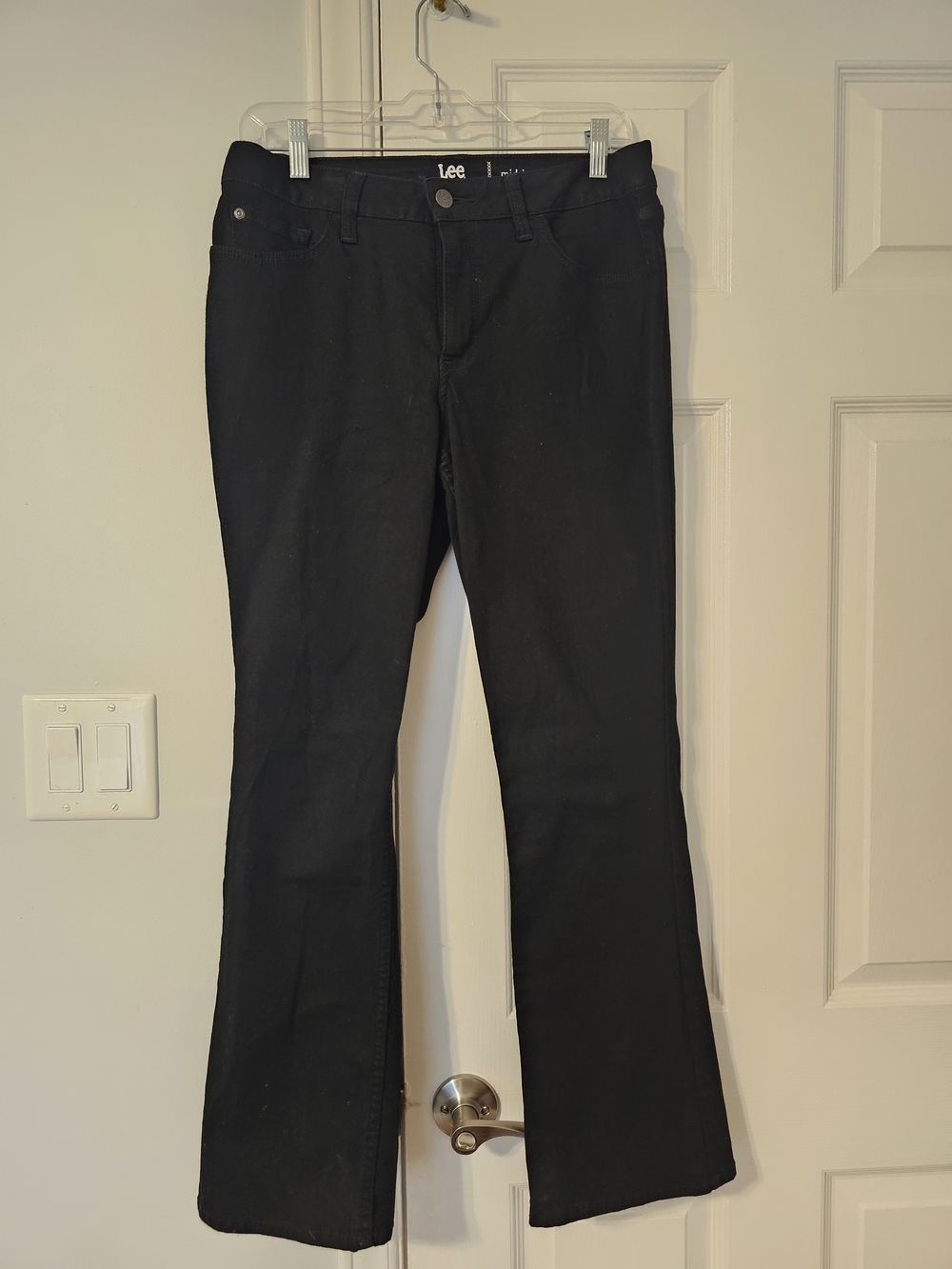 Lee Riders Midrise Bootcut Women’s Size 12P Black Jeans